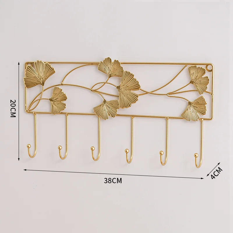 Golden Leaf Shape Hooks