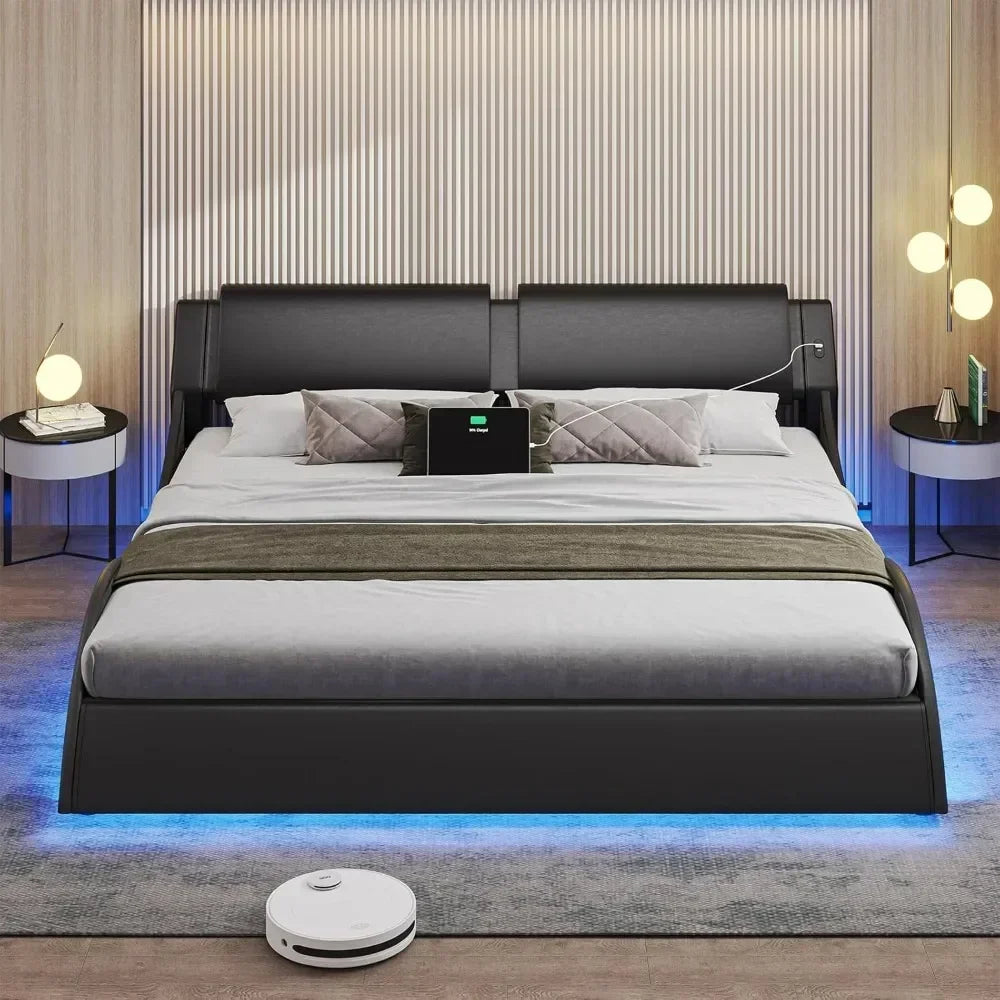 LED King Bed Frame