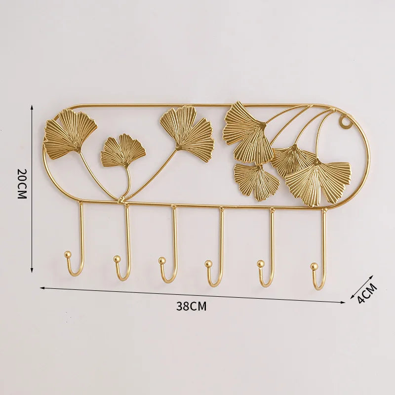 Golden Leaf Shape Hooks
