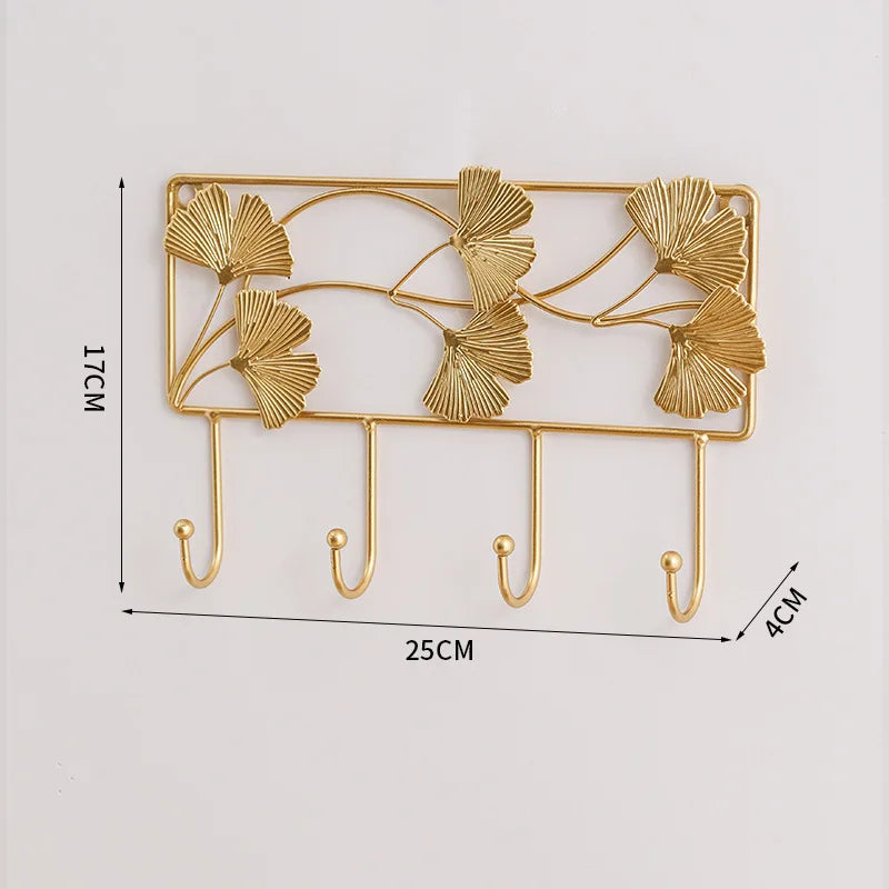 Golden Leaf Shape Hooks
