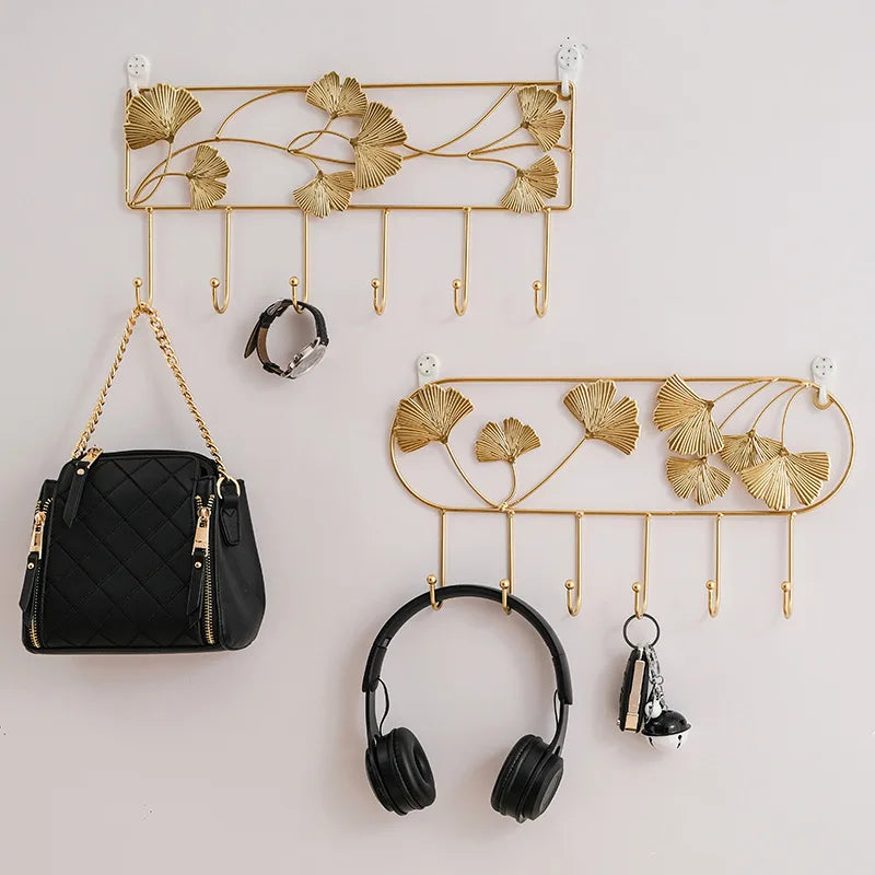 Golden Leaf Shape Hooks