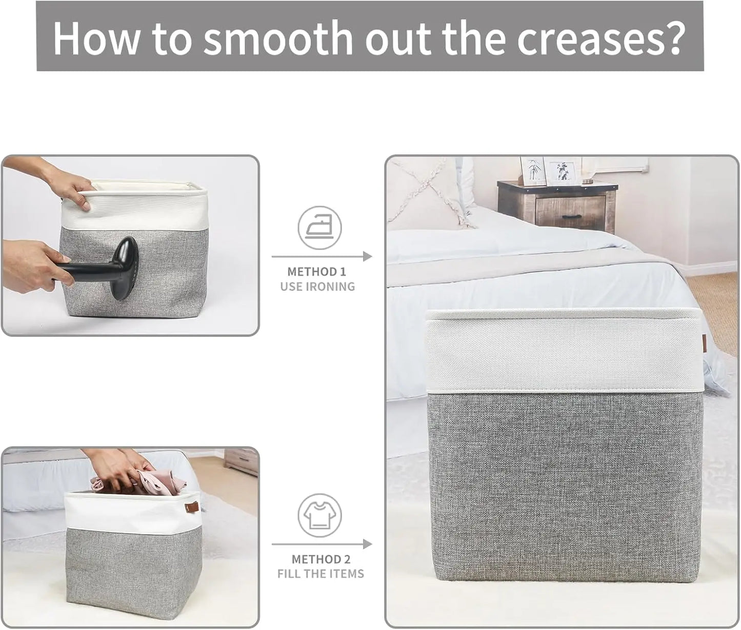 Collapsible Fabric Storage Box