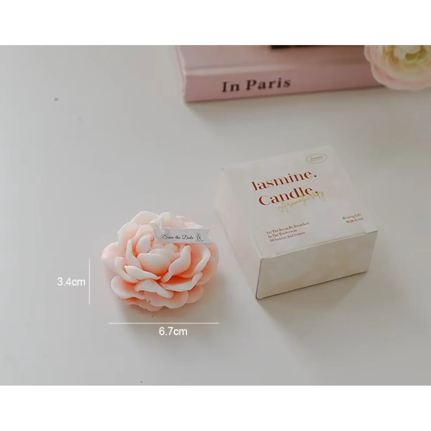 Flower Shaped Scented Candle