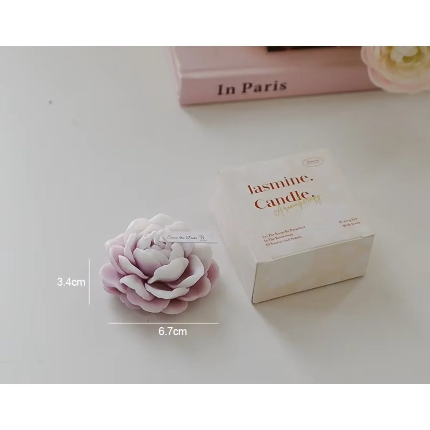 Flower Shaped Scented Candle