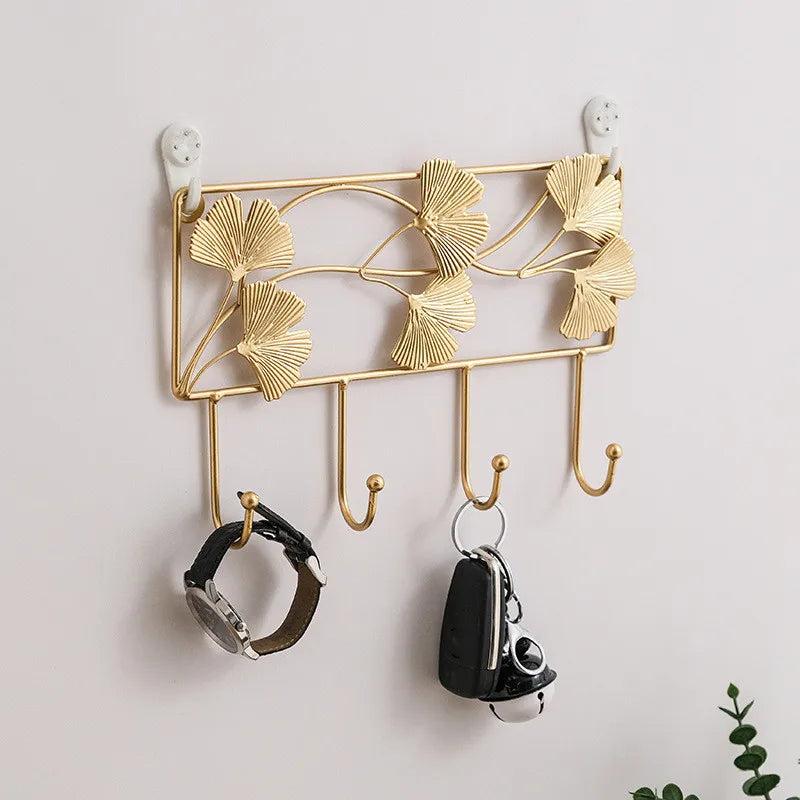 Golden Leaf Shape Hooks