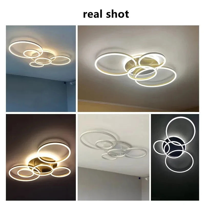 Modern Rings LED Ceiling Chandelier