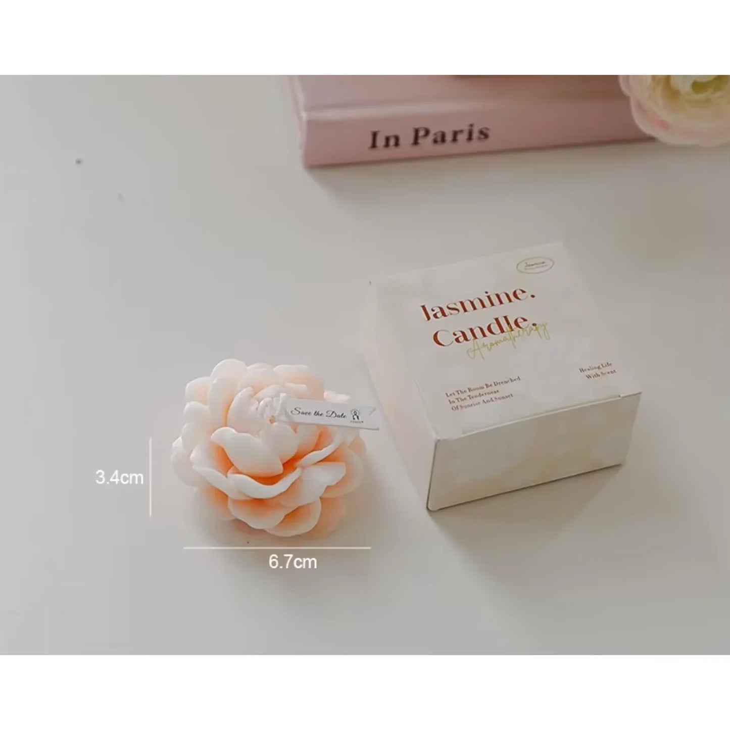 Flower Shaped Scented Candle