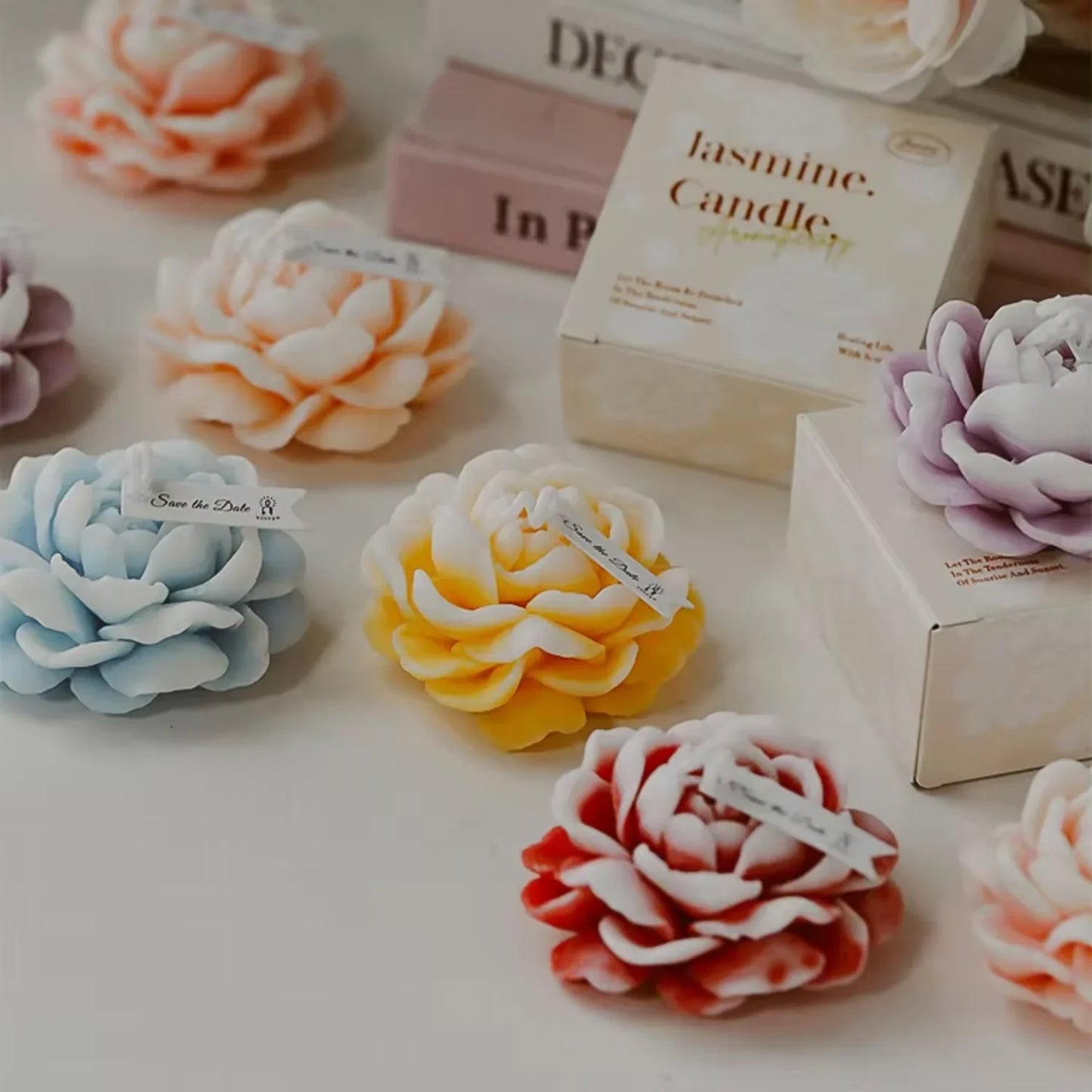 Flower Shaped Scented Candle