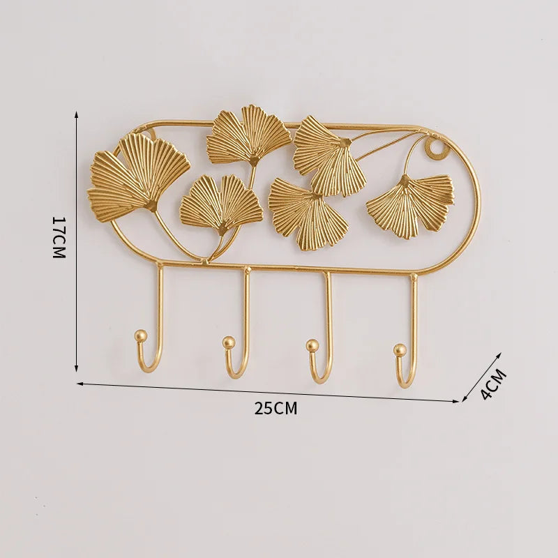 Golden Leaf Shape Hooks