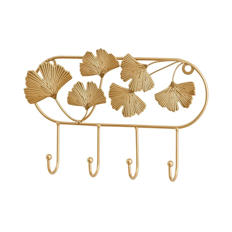 Golden Leaf Shape Hooks