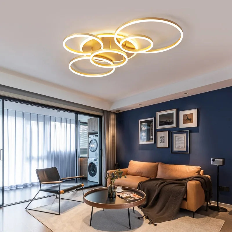 Modern Rings LED Ceiling Chandelier