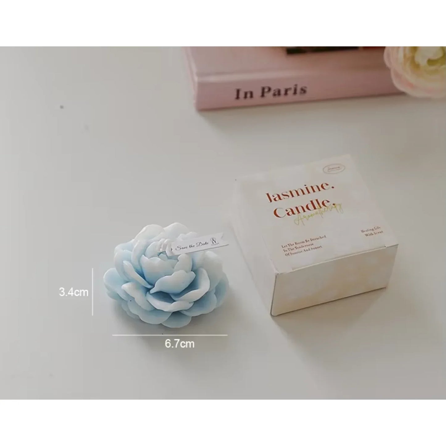 Flower Shaped Scented Candle