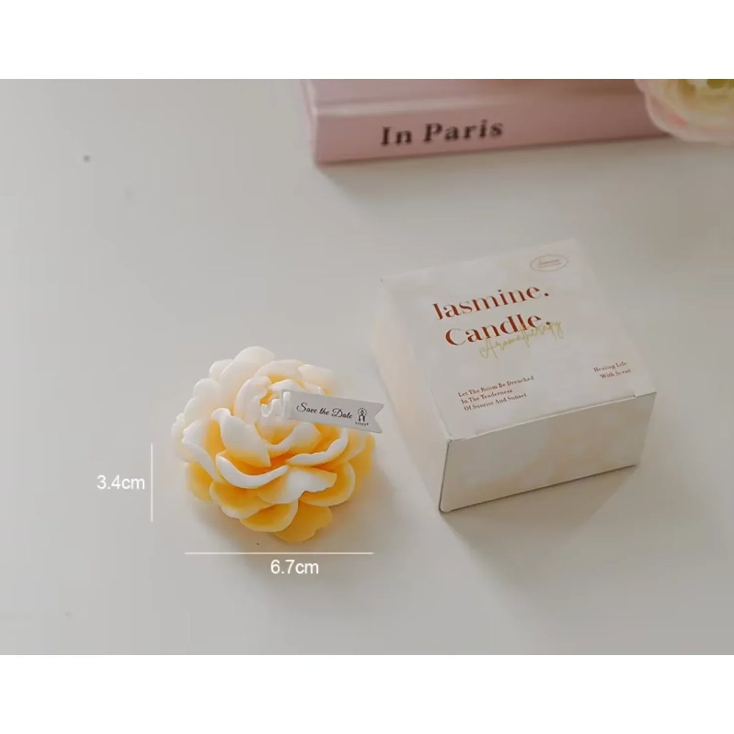 Flower Shaped Scented Candle