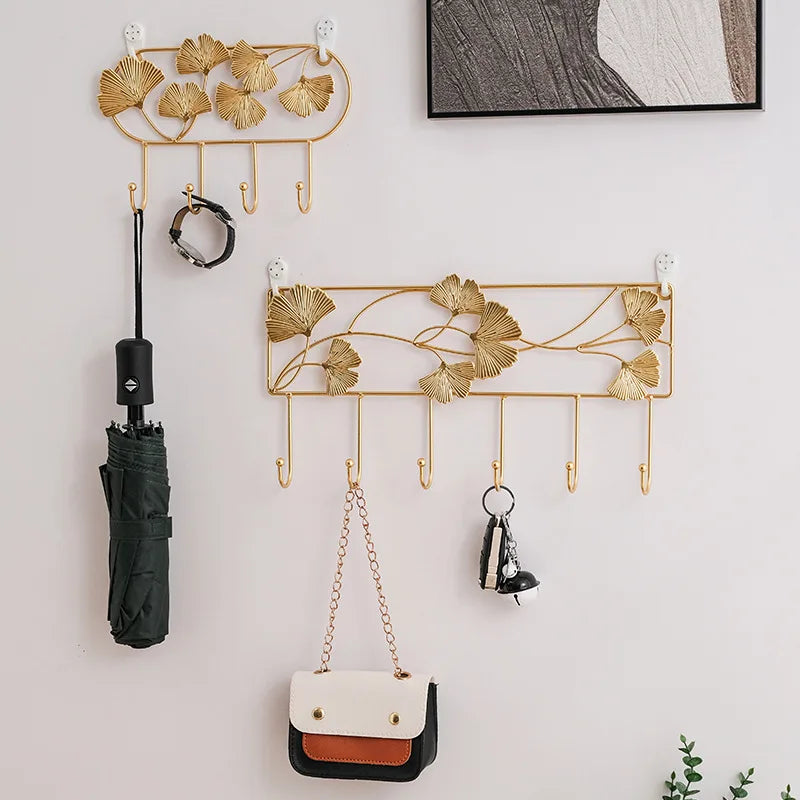 Golden Leaf Shape Hooks
