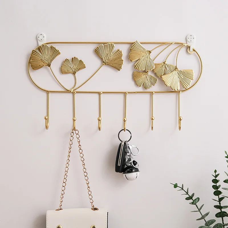Golden Leaf Shape Hooks